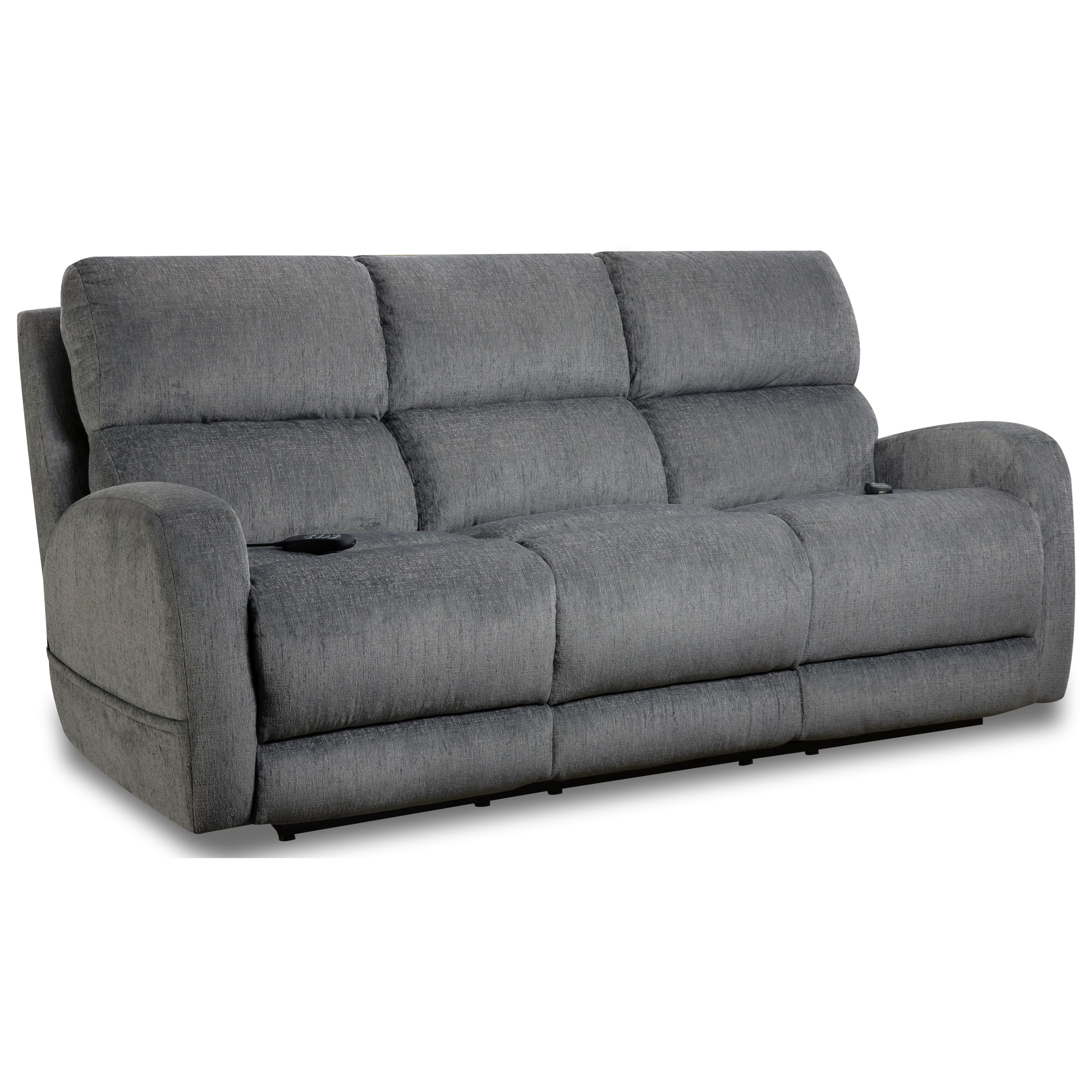 Homestretch double reclining power sofa outlet